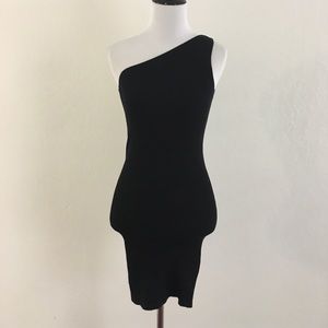 NWT Zara ribbed One Shoulder Bodycon Dress